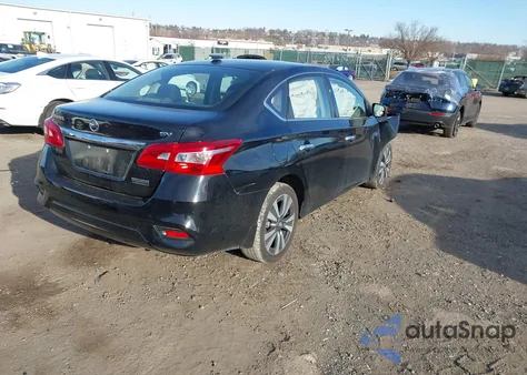 2019 Nissan Sentra Sv z USA, uszkodzony, nr VIN 3N1AB7AP8KY308578